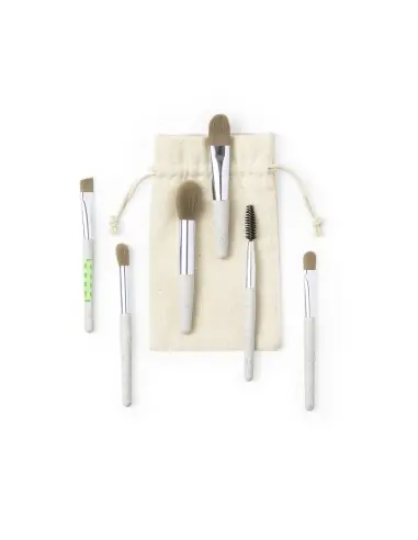 Set Brochas Maquillaje Personalizado Ecológico...