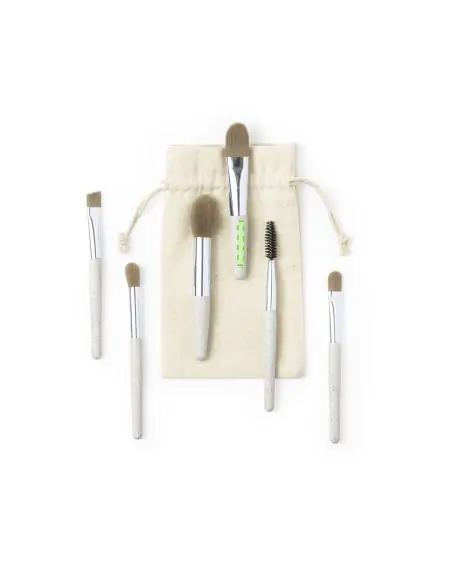 Set Brochas Maquillaje Personalizado Ecológico 81632