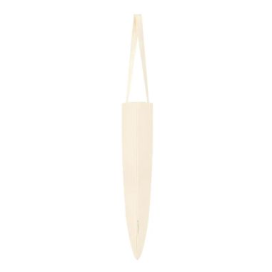 Bolsa algodón orgánico 42x38cm 140g asas largas natural