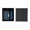 Set bloc RPET bolígrafo aluminio reciclado bidón acero inox - Imagen 3