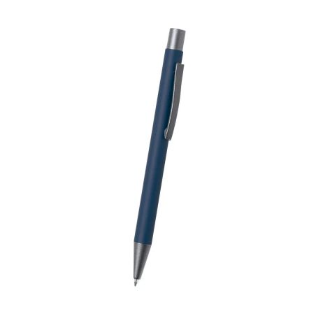 Set bloc RPET bolígrafo aluminio reciclado bidón acero inox