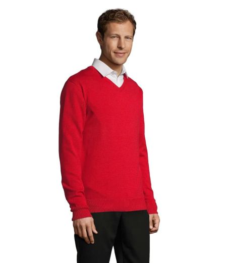 GALAXY MEN V-NECK SWEATER Ecológico Personalizado 7S90000