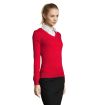 GALAXY WOMEN V-NECK SWEATER Ecológico Personalizado 7S90010 - Imagen 3