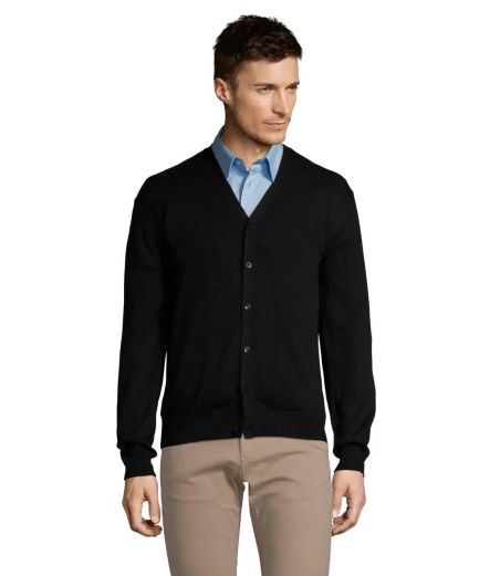 GOLDEN MEN V-NECK CARDIGAN Ecológico Personalizado 7S90011