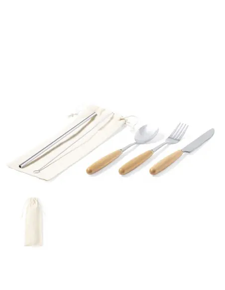 Set Cubiertos Personalizado Ecológico 81722