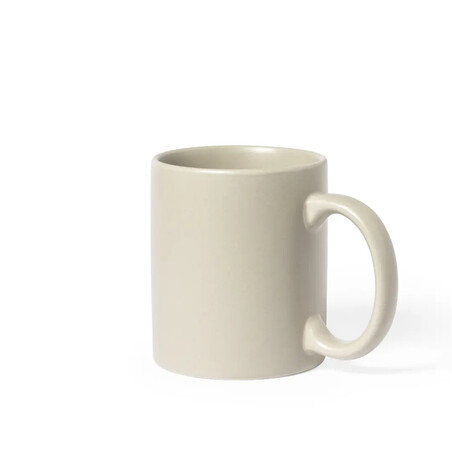 Taza de cerámica mate 370 ml con caja individual