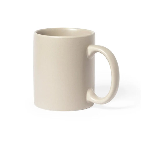 Taza de cerámica mate 370 ml con caja individual