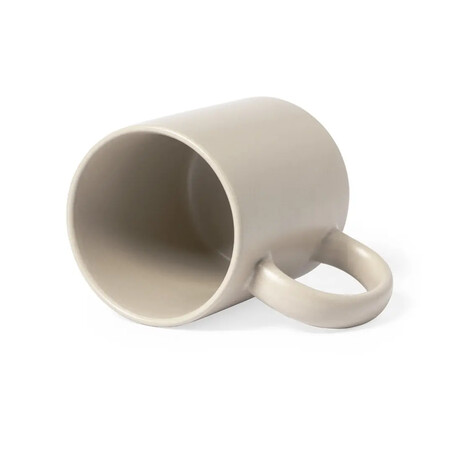 Taza de cerámica mate 370 ml con caja individual