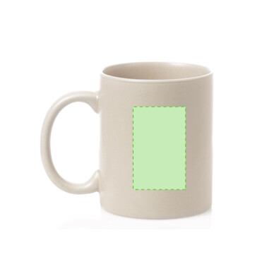 Taza de cerámica mate 370 ml con caja individual