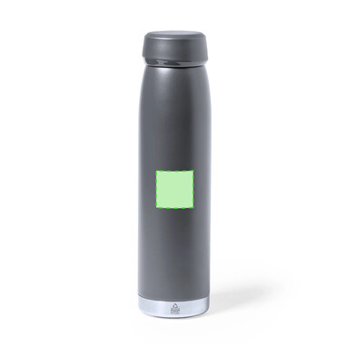 Bidón térmico acero reciclado 380 ml con base de silicona