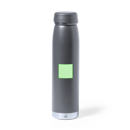 Bidón térmico acero reciclado 380 ml con base de silicona
