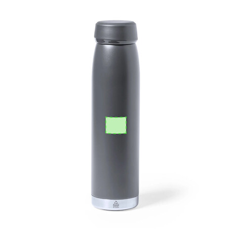 Bidón térmico acero reciclado 380 ml con base de silicona
