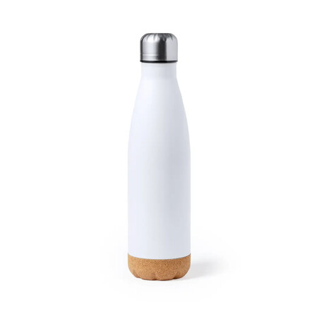 Bidón de acero inoxidable 750 ml con base de corcho