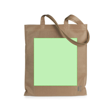 Bolsa non-woven RPET GRS con asas largas 68 cm 40x36 cm