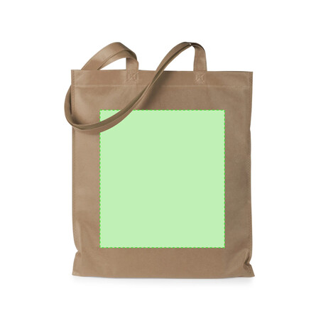 Bolsa non-woven RPET GRS con asas largas 68 cm 40x36 cm