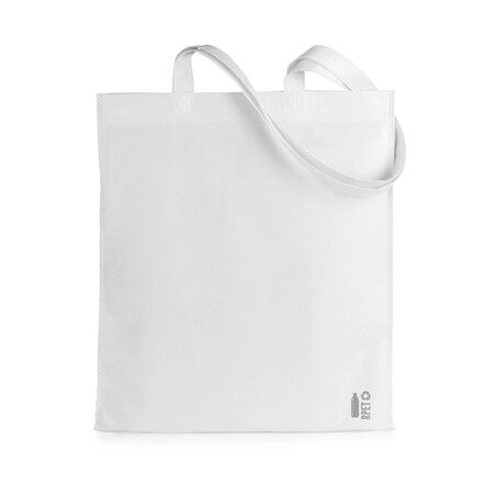 Bolsa non-woven RPET GRS con asas largas 68 cm 40x36 cm