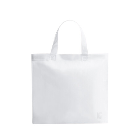 Bolsa non-woven RPET GRS con asas cortas 36 cm 35x38 cm