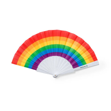 Abanico Rainbow RPET 23 x 43 cm
