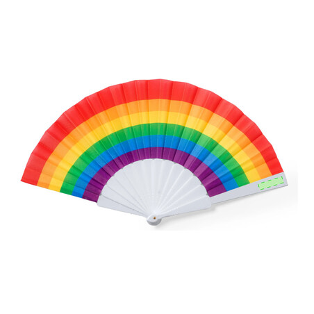 Abanico Rainbow RPET 23 x 43 cm