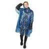 Poncho lluvia talla única plástico reciclado capucha funda - Imagen 25