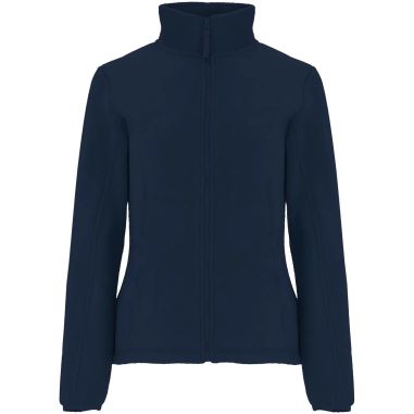 Chaqueta polar mujer cuello alto corte entallado
