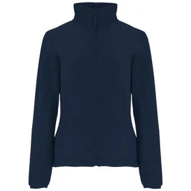 Chaqueta polar mujer cuello alto corte entallado
