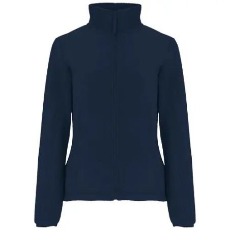 Chaqueta polar mujer cuello alto corte entallado