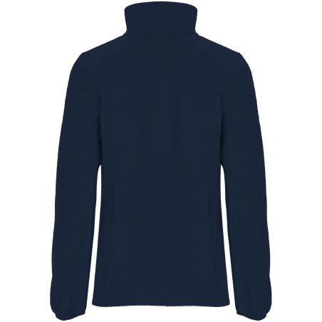 Chaqueta polar mujer cuello alto corte entallado