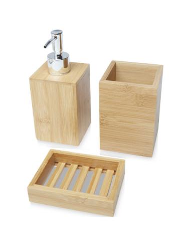 Set de baño de bambú de 3 piezas "Hodal"