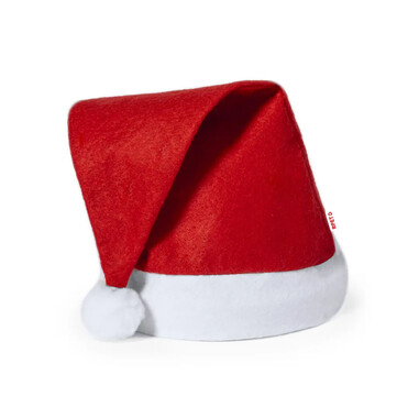Gorro Papá Noel RPET con pompón blanco