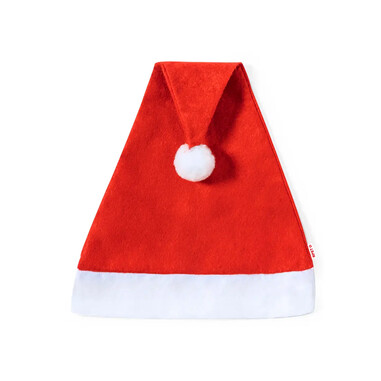 Gorro Papá Noel RPET con pompón blanco