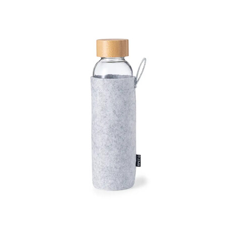 Bidón de cristal 500 ml con funda RPET