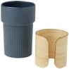 Vaso cerámica 340 ml funda bambú - Imagen 23