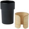 Vaso cerámica 340 ml funda bambú - Imagen 29