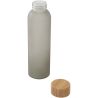 Botella vidrio mate tapa bambú 500 ml - Imagen 22