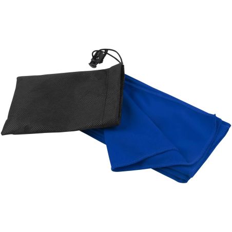 Toalla deporte RPET 100% 30x80 cm 140g/m2 bolsa non-woven