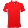 Polo deportivo unisex bicolor transpirable etiqueta - Imagen 34
