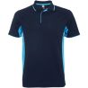 Polo deportivo unisex bicolor transpirable etiqueta - Imagen 37