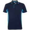 Polo deportivo unisex bicolor transpirable etiqueta - Imagen 38