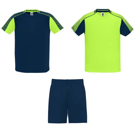 Conjunto deportivo infantil 2 camisetas pantalón corto