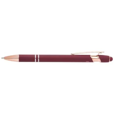 Bolígrafo aluminio reciclado oro rosa stylus 800m