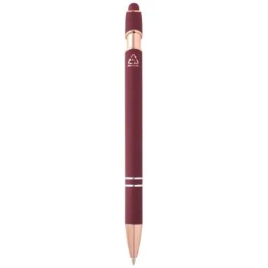 Bolígrafo aluminio reciclado oro rosa stylus 800m