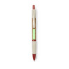 Bolígrafo corcho caña trigo ABS pulsador tinta azul 14.5cm - Imagen 7