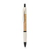 Bolígrafo corcho caña trigo ABS pulsador tinta azul 14.5cm - Imagen 9