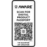 Sudadera reciclada cremallera 1/4 unisex AWARE Cyclo - Imagen 43