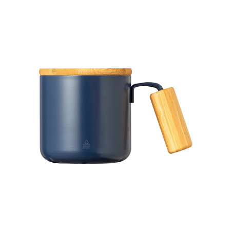 Taza térmica acero reciclado 330 ml con asa