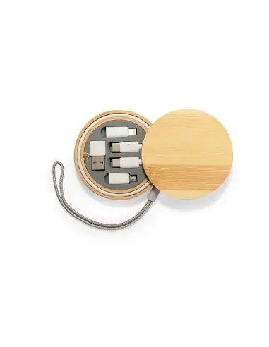 Set Cables Cargadores Personalizado Ecológico...