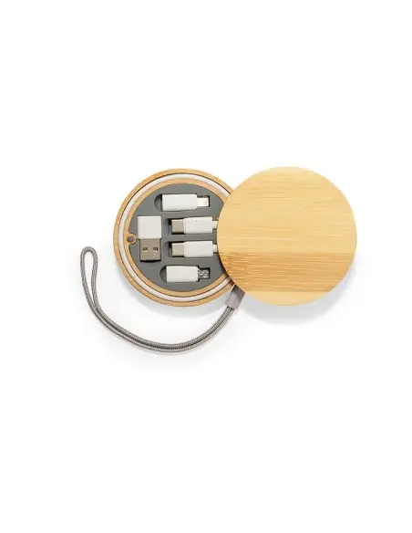 Set Cables Cargadores Personalizado Ecológico 820292