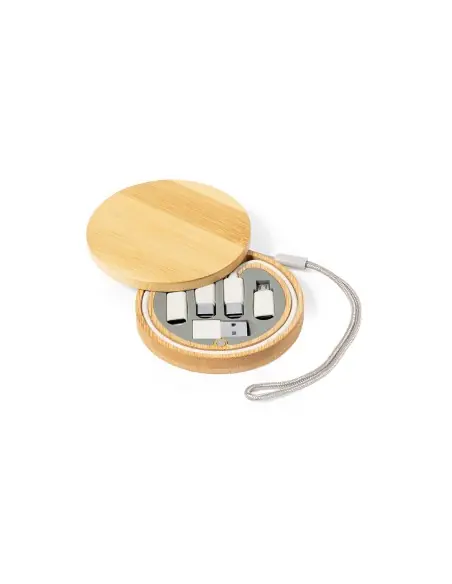 Set Cables Cargadores Personalizado Ecológico 820292