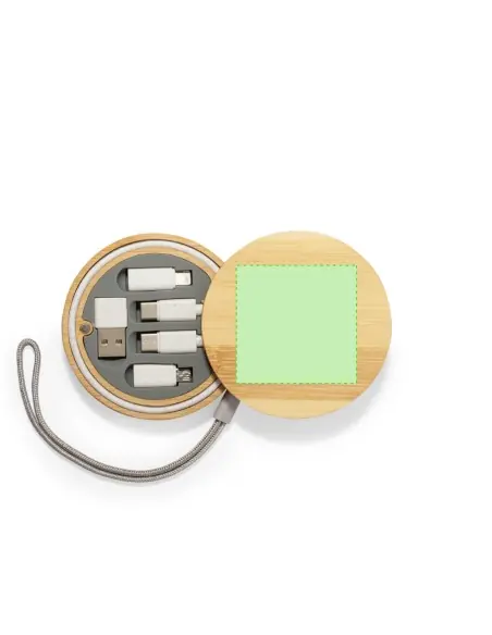 Set Cables Cargadores Personalizado Ecológico 820292